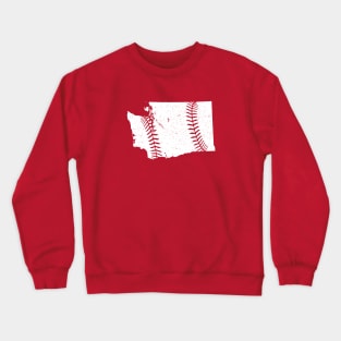 State of Washington Baseball Seams Crewneck Sweatshirt